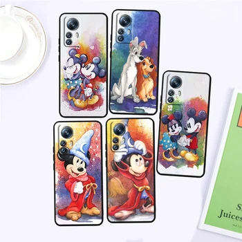Minnie Mickey Karupoeg Dumbo Jaoks Xiaomi Mi 13 12T 12 11T 11i 11 A3 10T 10 CC9E 9 Pro Lite Ultra 5G Musta Tagasi Telefoni Puhul