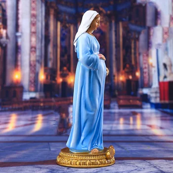 Our Lady Ornament Home Decor Klassikaline Neitsi Maarja Kirik Katoliiklus Vaik Desktop Käsitöö Madonna Ema
