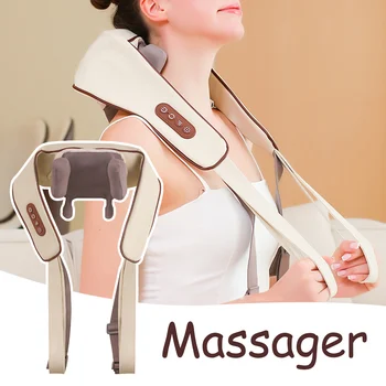 Elektrilised Kaela Ja Õla Tagasi Massager Smart Temperatuuri Kontroll Massager Lihaseid Lõõgastav Massaaž Salli Naisi, Mehi Vanem