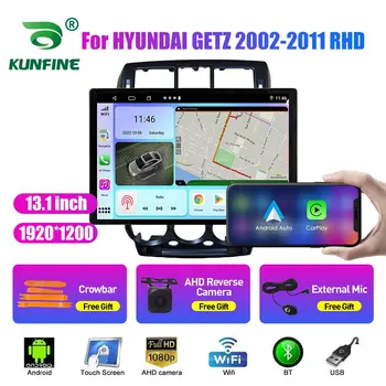 13.1 tolline Auto Raadio HYUNDAI GETZ 2002 2003-2011 Auto DVD GPS Navigation Stereo Carplay 2 Din Kesk Mms Android Auto