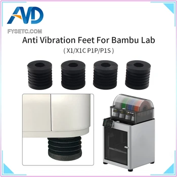 Eest Bambu Lab X1/X1 P1P Anti Vibratsiooni Jalad Anti-slip Tolmu-tõend, Kummist Jalg Sobib P1P P1S 3D-Printer