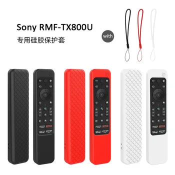 TX800U Remote Cover for Sony 4K Ultra HD TV X80K X90K X95K Seeria 2022 Mudel RMF-TX800U RMF-TX800U hääljuhtimine Punane Silikoon
