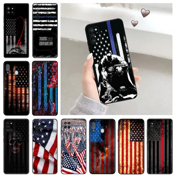 Pehme Telefoni Juhtudel Samsung Galaxy A34 a54 A50 A70 A03 S A40 A30 A20 A10 E A01 A02 A04 American flag Must Matt Kate