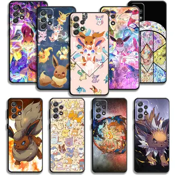 Telefon Case For Samsung Galaxy A12 A34 A54 A73 A53 A71 A51 A31 A33 A22 A21s A32 A13 A72 A52 A23 Shell Pokemon Eevee Sylveon