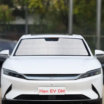 Eest MAAILMALE Han EV DM 2021 2022 2023 Päikesevarjud UV Kaitse Kardin Päikese Vari Visiir esiklaasi Protector Auto Tarvikud