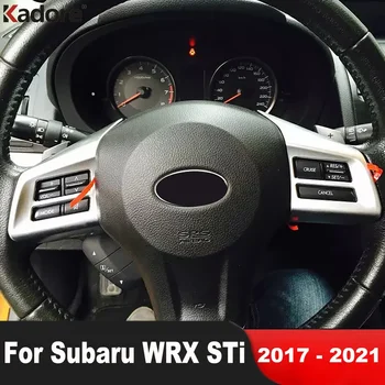Interjööri Aksessuaarid Subaru WRX STi 2017 2018 2019 2020 2021 Matt Auto Rooli Teenetemärgi Paneeli Katta Sisekujundus