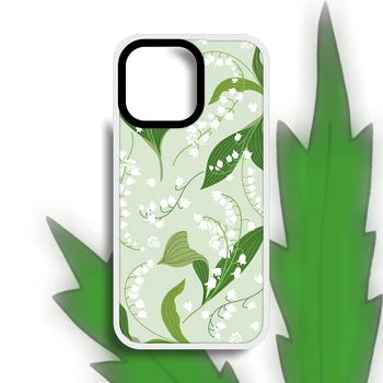INS Lihtne Leaf Silikoonist Pehme Telefoni Case For iphone 15 Pro Max 15Pro 14 Pluss 13 12 11 Cover iphone XS Max X-XR 7 8 Plus SE Coque