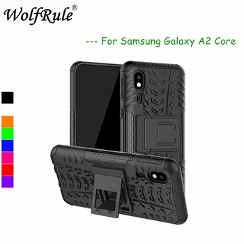 Case For Samsung A2 Core Kate Dual Layer Armor Silikoon Tagasi Case For Samsung A2 Core Telefoni Omanik Seista Shell SM-A260F