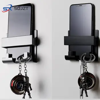 Mobiiltelefoni Omanik Multifunktsionaalne USB-Laadimine Seisma Seinale Paigaldatud Korraldaja Konditsioneer TV Kaugjuhtimispult Ladustamise Kasti