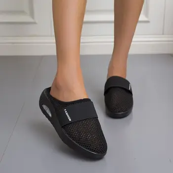 naiste sandaalid suvel 2023 Lennata koo võre poole toetada kohapeal pluss suurus suletud toe sussid hingavad sandaalid lady sussid