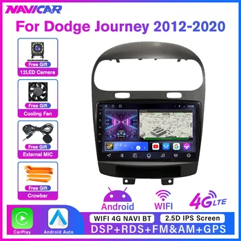 NAVICAR 2Din Android10.0 Auto Raadio Dodge Journey Fiat Hüpe 2012-2020 GPS Navigation Auto Raadio Stereo Vastuvõtja Auto Video