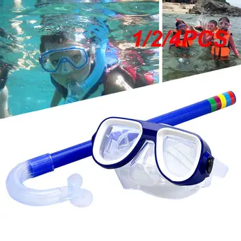 1/2/4TK New2023 Veealuse Snorkeling kogu Nägu Laste Ujumise Mask Komplekt Scuba Diving Respiraatorit, Maskid Anti Udu Ohutu