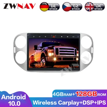Auto-DVD Mängija GPS Multimeedia Auto Raadio-128G Android 10 DSP Audio Navigatsiooni VW Tiguan 2013-2015 juhtseade