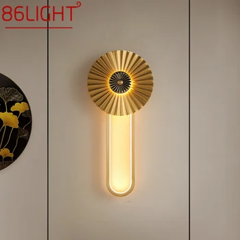 86LIGHT Messing Seina Lamp LED-Kaasaegne Luksus Sconce Kerge Sisekujunduses Leibkonna Magamistuba Öö elutuba Koridor