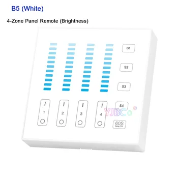 Miboxer B5 ühte värvi 4-Zone Touch Panel Kaug-dimm 3V Heledus LED/led Kontroller/Triac Dimmer/Smart switch