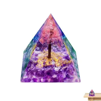 Puu-Of-Elu Püramiidi Crystal Positiivne Reiki Energia Püramiid Generaator Crystal Püramiid Meditatsiooni Jooga Vaimne Tasakaal Kodu