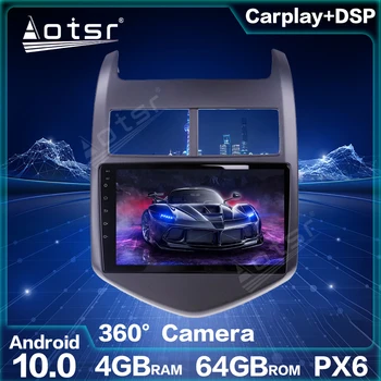 Auto GPS Navigatsiooni Auto Stereo Ühik Chevrolet Aveo 2011-2015 Multi-DVD-Android 10.0 4G 64GB 360 Kaamera Auto Raadio Multimeedia