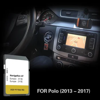 KELL V18 Sobib VW Polo Alates 2013 Kuni 2017 Sõiduki navigatsioonisüsteemi Kaardi Tarkvara GPS-SD-Kaardi Kate Holland Poola