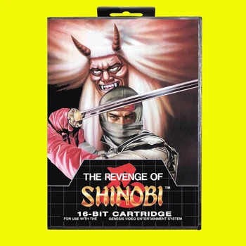 Kättemaks Shinobi MD Mängu Kaart 16 Bit USA Katte jaoks Sega Megadrive Genesis Video Mängu Konsool Kassett