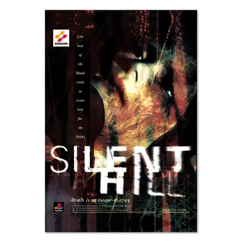 Silent Hill Mäng Prindi Art Canvas Poster Eest Elutuba Decor Kodus Seina Pilti