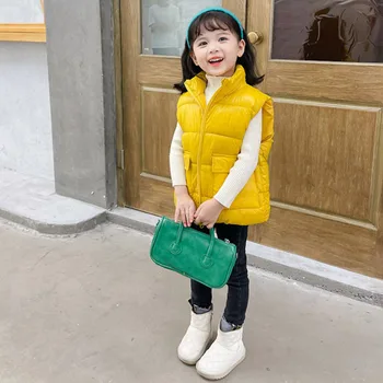 Tüdrukute talve joped, vest paksenenud 2-8 aastat vana poiss 2022 moe uus soe vabaaja mantel korea versiooni laste riided
