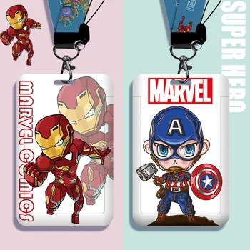 Marvel Kapten Ameerika (Iron Man Identifitseerimine Kaardi Omanik Pääsme Omanik Võtmehoidja Campus Rippus Kaelas Pika Köie Kaardi Omaniku
