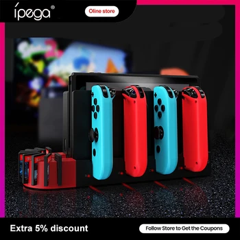 Nintendo Lüliti Laadimine Baasi Töötleja Rõõmu Con LED Laadija Dock N-Lüliti Tarvikud Joycon Seista