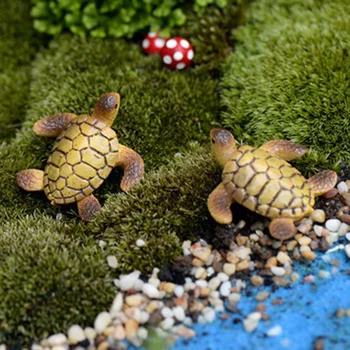 Mini Kilpkonn Mudel Vaik Kaunistused Peen Töö Paigutus Prop Akvaariumi Kala Tank Maastiku Teenetemärgi Dropship