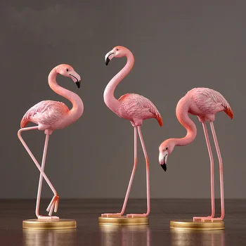 Kaasaegne Flamingolased Loominguline Kodu Kaunistamiseks elutuba Pulm Kingitus Laua Kaunistamiseks Pulmad luksus kodu decor