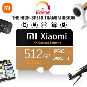 Xiaomi Suure Kiirusega SD Mälukaart, 1 TB 100% Uus Micro SD TF Mälukaardi 2TB SD TF Mälu Flash Kaart Telefoni Arvuti Cam Free Shiping