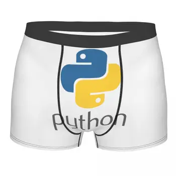 Pythoni Programmeerija Sümbol Bokserid Trükitud Arvuti Arendaja Programmeerimine Kooder Underwear Aluspüksid, Püksikud Venitada Aluspüksid