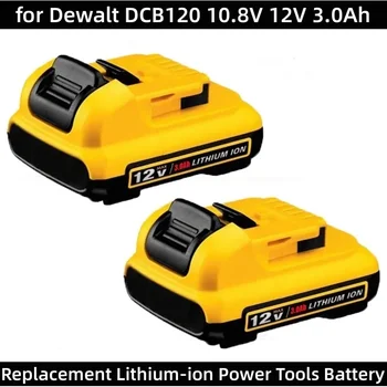 Eest DEWALT 10.8 V/12V Aku 6.0 Ah jaoks DCB120 DCB122 DCB124 DCB125 DCB121 10.8 V DCB100 DCB101 DCB119 Li-ion Elektrilised Tööriistad Aku