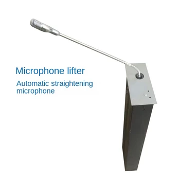 Ultra-õhuke mikrofon integreeritud lift office kohtumise automaatse joondamise mikrofon lift desktop tõste mikrofon